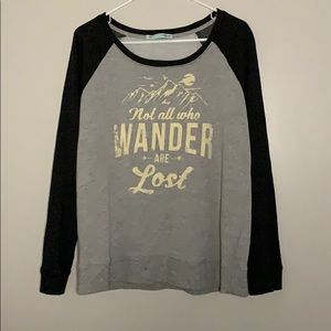Maurices “Not all who wander are lost” Sweatshirt